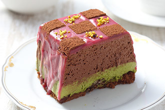 赤レンガケーキ